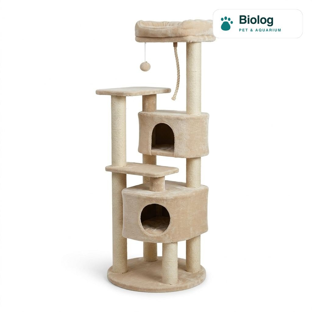 Deluxe 5-Foot Cat Tree Condo